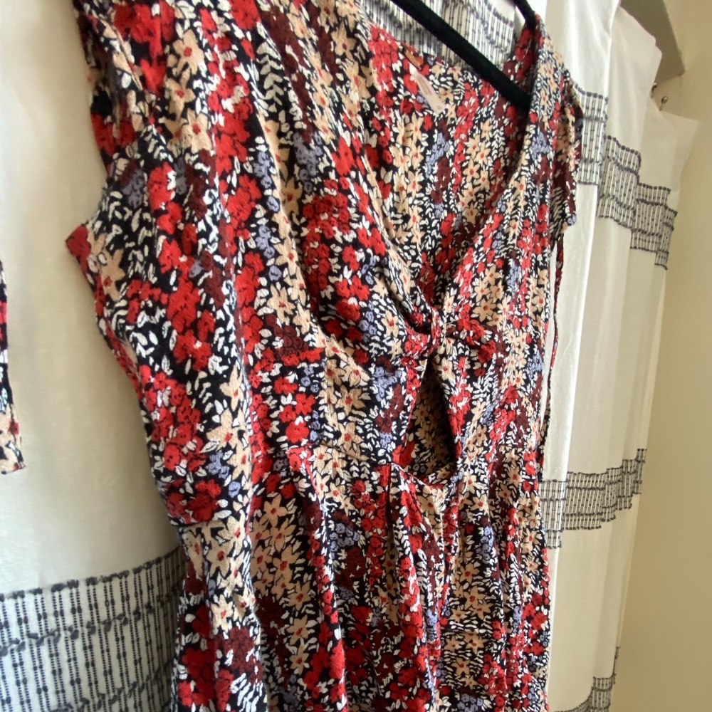 Free People Miss Right floral dress with cut-out